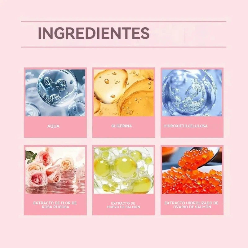 Cg Suero De Un Día Rosa Pdrn Con Adn De