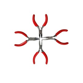 Mini Pliers Set of 4 Flat-Nose Pliers Round-Nose Pliers Side Cutters