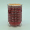 Huaswan Red Foil Cupcake Liners Mini Paper Baking Cups for