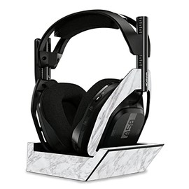 MightySkins Glossy Glitter Skin Compatible with Astro A50 Wireless Headphones + Base Station (Gen 4) - Frost Marble | Protective, Durable High-Gloss Glitter Finish | Easy to Apply | Made in The USA