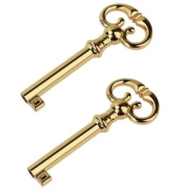 VIDABTE Grandfather Clock Door Key with Most Clocks Made Before 2004,KY-7 Skeleton Antique Key Compatible with Ridgeway,Sligh,Emporer,Pearl,Seth Thomas,Trend Grandfather Clock(2 Pack)