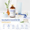 HIQILI 100ML Eucalyptus Essential Oil for Spray, Diffuser & Skin,