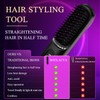 Numoya Go Brush Pro, Hair Straightener Brush Portable Numoya Gobrush