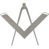Masonic Lodge Ceremonial 6" INCH Large Freemason Square and Compass