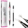 GXGM Eyebrow Pencil, Waterproof 2-in-1 Dual-Ended Microblading Eyebrow Pencil, Smudge-proof