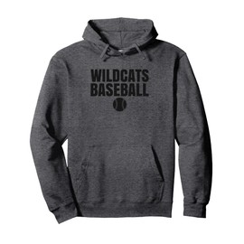 Maxwell Public Wildcats Baseball Pullover Hoodie