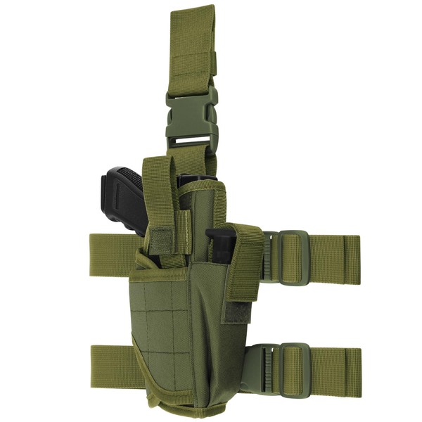 ZZY Drop Leg Holster, Tactical Thigh Pistol Gun Holster, Right