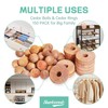 Cedar Blocks for Clothes Storage 100 Pack, 100% Natural Aromatic