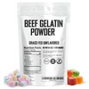 Beef Gelatin Powder 6 oz - Grass-Fed, Unflavored, Non-GMO -