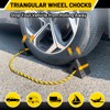 ROBLOCK Rubber Wheel Chocks for RV Trailer Camper Truck Car