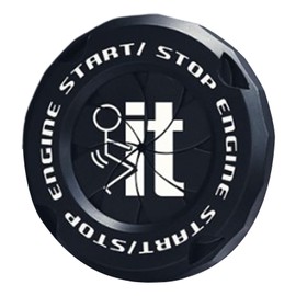 Car Engine Button, Car Engine Button Decoration, Anti-Scratch Engine Start Stop Button Decor Auto Engine Decor for Protecting Car Paint