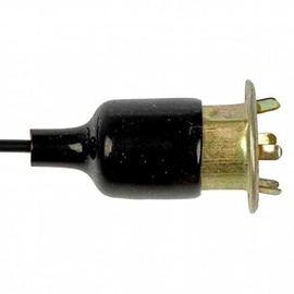 KarParts360 Interior Door Light Bulb Socket | Metal Terminal | 10 inches Overall Length | Female Terminal | With Wire Pigtail | 1 Wire Quantity