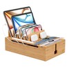 Pezin & Hulin Bamboo Charging Station, Electronic Devices Organizer for