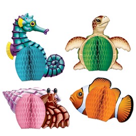 Beistle Sea Creatures Honeycomb Party Decorations | Beistle