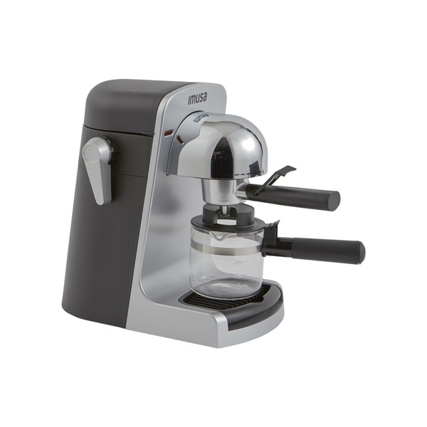 IMUSA 4cup Electric Bistro Espresso Cappuccino Maker, Silver