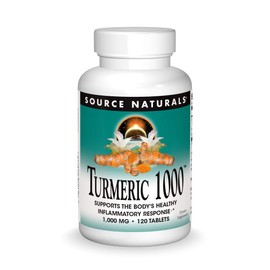 Source Naturals Turmeric 1000, Supports The Body’s Healthy Inflammatory Response*, 1,000mg - 120 Tablets