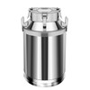 VPABES 60L/15.85Gallon Stainless Steel Milk Bucket with Lid, Airtight Milk