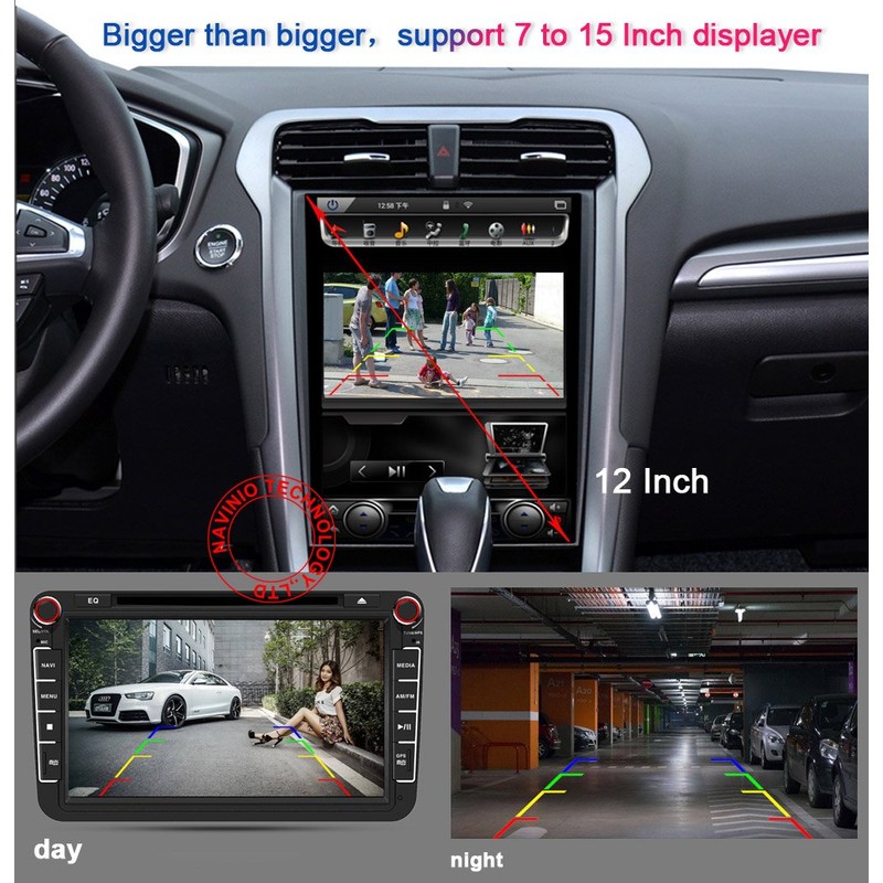 HD IP68 1280pixels Third Roof Top Mount Brake Lamp Reverse