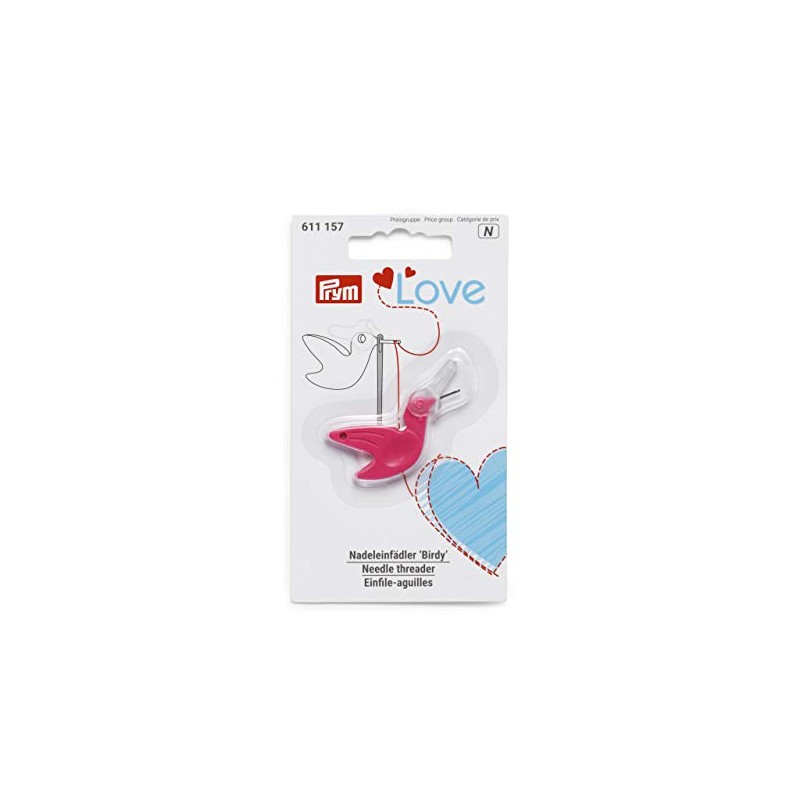 Prym Love Birdy Needle Threader 9.5 x 1.5 x 7.3