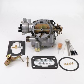 KIPA Carburetor For Mercruiser Marine 4-Cylinder 2.5L 3.0L 2 Barrel Rochester 3310-807504A1 side fuel inlet with Electric choke