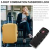 Baluue Suitcase Lock Tsa007 Password Lock Zip Suitcase Bag Fixed
