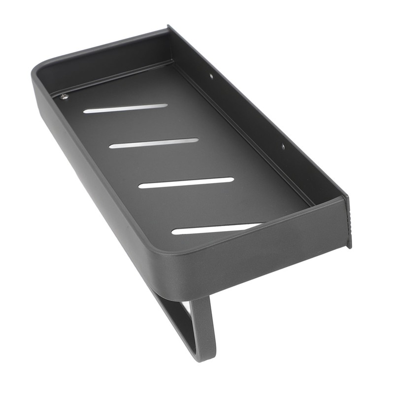 Shower Caddy Wall Mount Shelf Basket Aluminium Large Capacity Modern