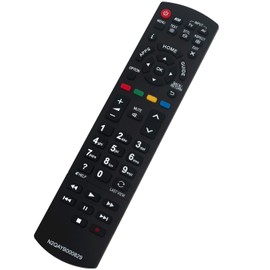 VINABTY N2QAYB000829 Replacement Remote Control for Panasonic Four TV TX-47AS650B TX-48AS640B TX-50ASW654 TX-55AXR630 TX-L42ET60E TX-L47ETW60 TX-L55ET60E TX-60AS650E