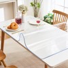 44x120 Inch Clear Plastic Dining Table Protector Tablecloth Desk Pad