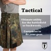 Damn Near Kilt 'Em Men's Tactical Kilt Small Flecktarn