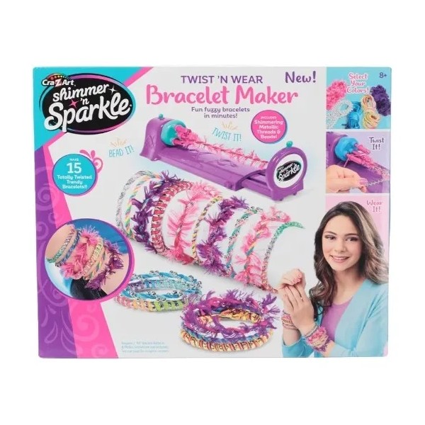 Diseña Pulseras Cra-z-art Shimmer'n Sparkle Bracelet Maker