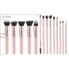 YJ-Anyue Makeup Brushes Pink wooden Makeup Brushes Set Premium Synthetic