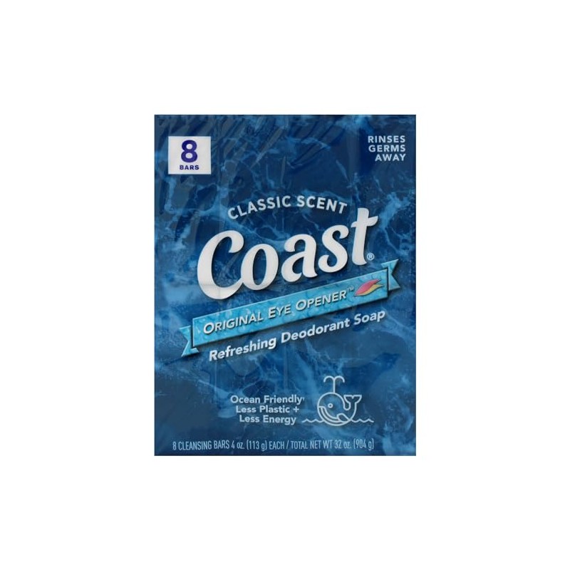 Coast 8-Bar Soap Classic Scent/Original 4 Ounce