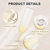 20 Pcs Latex Catheter with Adhesive Strips, External Self Sealing