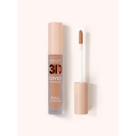 Absolute New York Peachy Tan 3D Cover Concealer, Full Coverage Concealing Cream for Flawless Skin, Long-Lasting Formula, Ideal for Concealing Imperfections