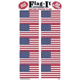 United States Flag Stickers - Package of 50