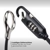 BBB Cycling BBL-55 cyclelock LoopSafe Coil Cable, Black, 1200 mm