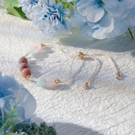 Haoze Inspirational Gifts Bracelet for Women Healing Natural Stone Bracelets Anxierty Hope Protection Moonstone Bracelet Good Luck Jewelry Gift (Confidence)