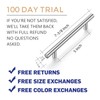 Ravinte 18 Pack 7.38 inch Cabinet Pulls Brushed Nickel Stainless