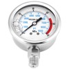 Hydraulic Pressure Gauge 60MPA/9000PSI Base Entry NPT1/4