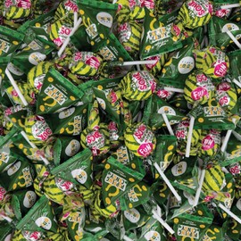 St. Patrick's Day Green Candy Mix - 4 Pound Bulk Pack - Sour Apple Popping Rocks and Gum-Filled Lollipops