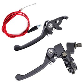 Clutch Brake Handle Levers for 22mm 7/8 inch Handlebar, Fit for 110cc 125cc 140cc TTR SSR Xmotos Apollo 125 Pit Dirt Bike CRF50 CRF70 Motor Bike Motocross Parts by KAKO