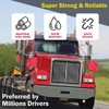 Upgrade 18" x 18" Red Mesh Safety Flags with Rubber