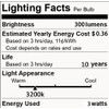 KONPWAY 12V Low Voltage LED Light Bulbs - Warm White