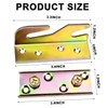 Bed Rail Brackets Set of 4 - Heavy Duty Bed