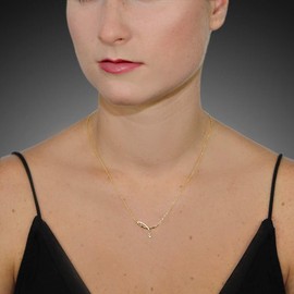 Ethno chain pearls – Brown Gold – – Nobel Schmuck