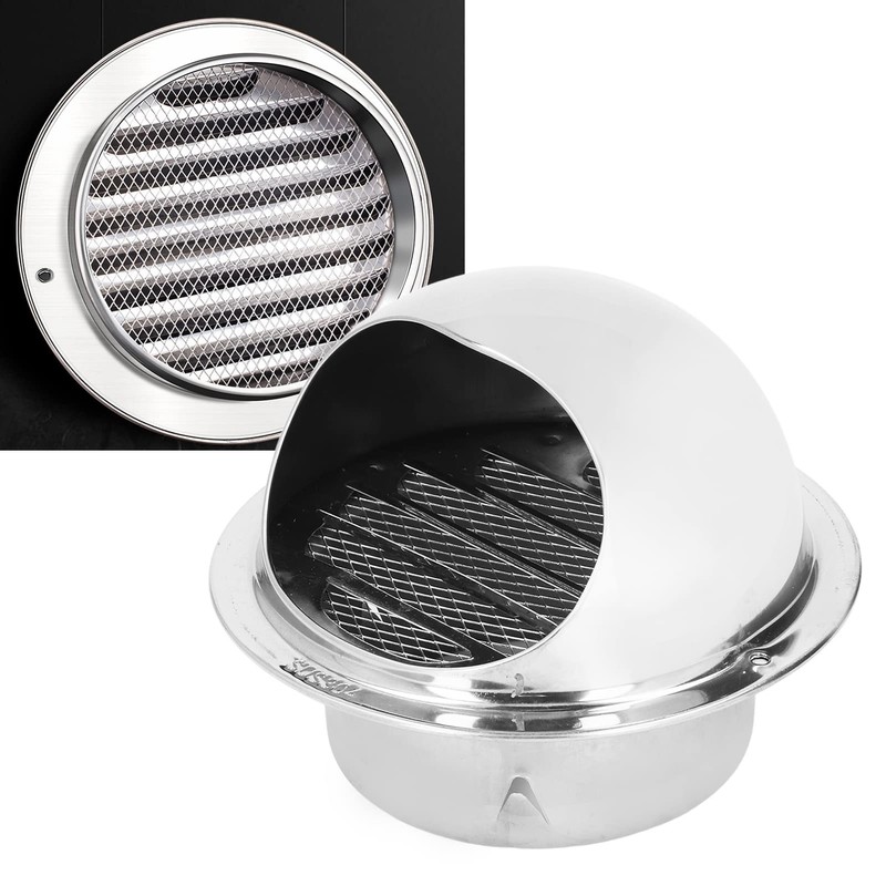 Stainless Steel Ventilation Grille, Round Ventilation Grille Lid with Fine