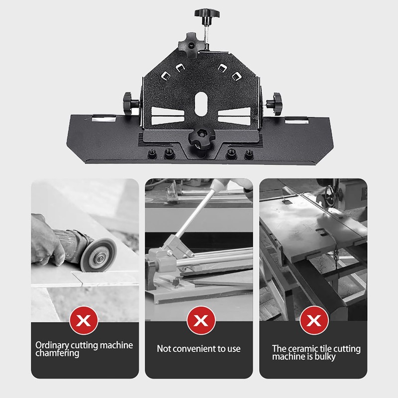 45 Degree Ceramic Tile Chamfering Machine Aluminium Alloy Cutting Tool