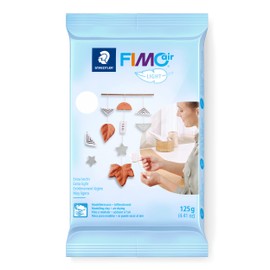 STAEDTLER 8133-0 FIMOair - Air Drying Modelling Clay, 125g - White (Pack of 1)