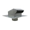 RDP Rooftop Exhaust Vent Cap with Damper and Bottom Extension