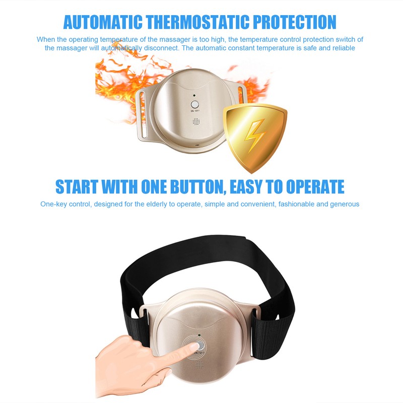 Abdominal Heating Massager Electric Warm Therapy Constant Temperature Massager (100‑240V)US